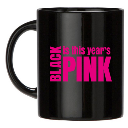 Wicked Mug - Black in this years pink