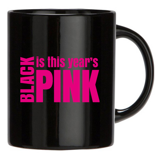 Wicked Mug - Black in this years pink