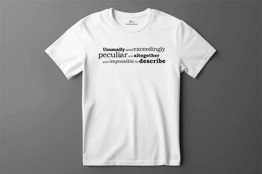 Wicked T-Shirt Unisex Organic - Peculiar - white