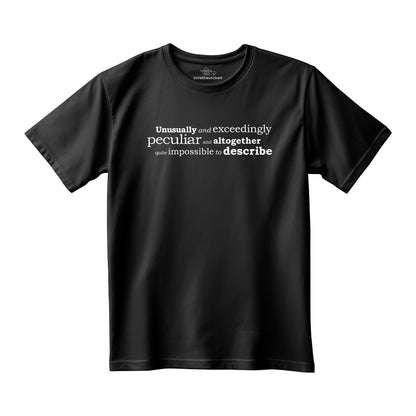 T-Shirt Unisex Organic Peculiar - black